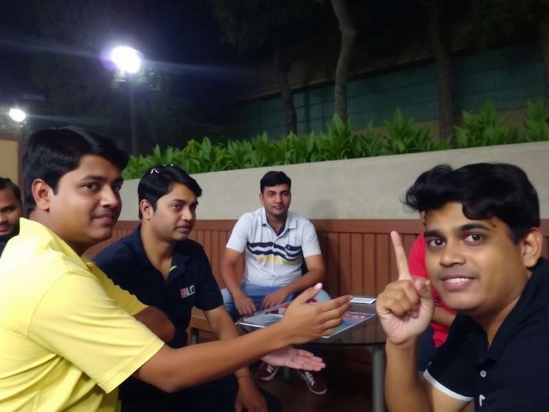 Chilli Chase Master fans at a local meetup in Bangalore playing the game together