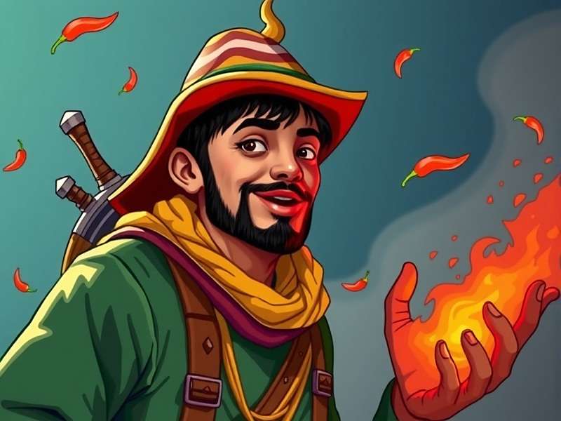 Indian player showing Chilli Chase Master gameplay with highlighted chilli collection spots