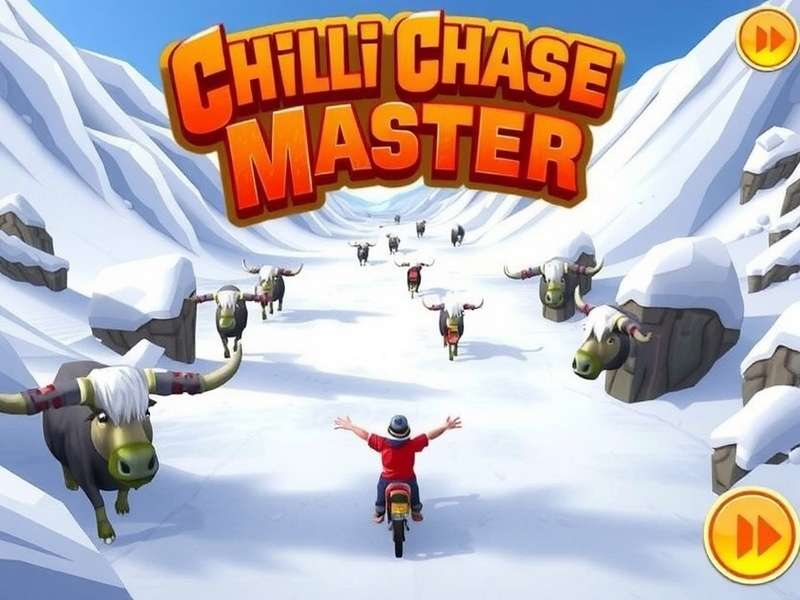 Preview of upcoming Leh Ladakh level in Chilli Chase Master with snow and yaks